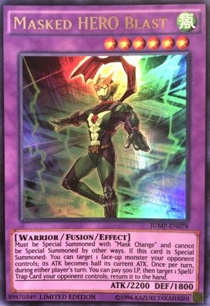 Masked HERO Blast [JUMP-EN078] Ultra Rare