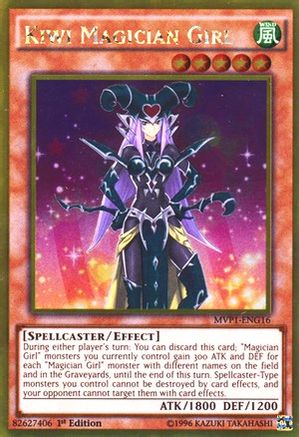 Kiwi Magician Girl [MVP1-ENG16] Gold Rare