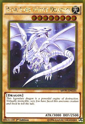 Blue-Eyes White Dragon [MVP1-ENG55] Gold Rare