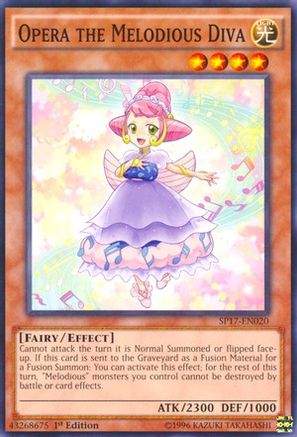 Opera the Melodious Diva [SP17-EN020] Starfoil Rare