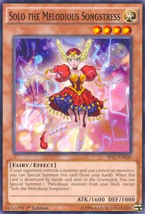 Solo the Melodious Songstress [SP17-EN030] Starfoil Rare