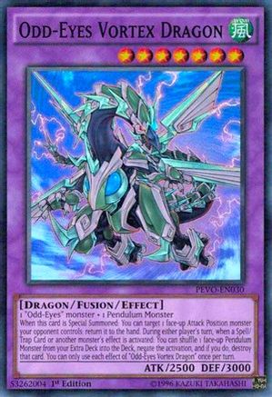 Odd-Eyes Vortex Dragon [PEVO-EN030] Super Rare