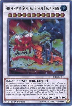 Superheavy Samurai Steam Train King [BLLR-EN011] Ultra Rare