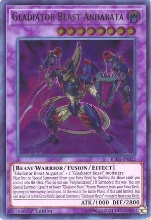 Gladiator Beast Andabata [BLLR-EN022] Ultra Rare