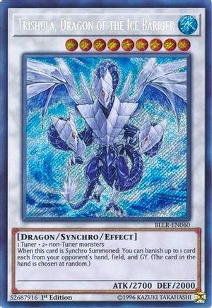 Trishula, Dragon of the Ice Barrier [BLLR-EN060] Secret Rare