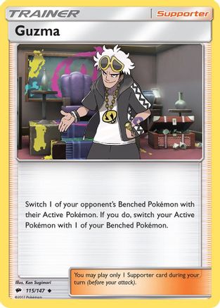 Guzma (115/147) [Sun & Moon: Burning Shadows]