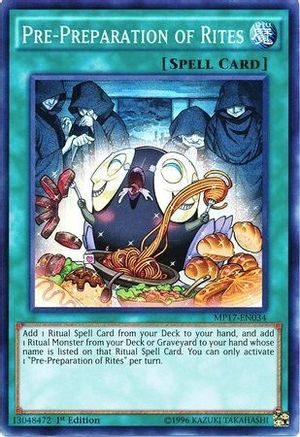 Pre-Preparation of Rites [MP17-EN034] Super Rare