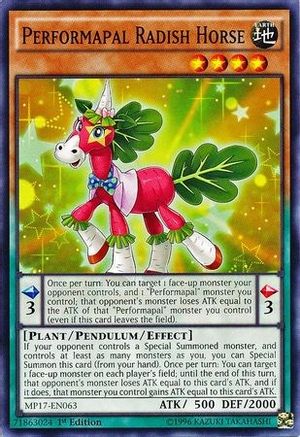Performapal Radish Horse [MP17-EN063] Common