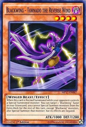Blackwing - Tornado the Reverse Wind [MP17-EN067] Common
