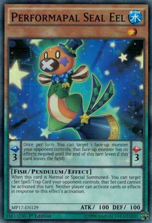Performapal Seal Eel [MP17-EN129] Common