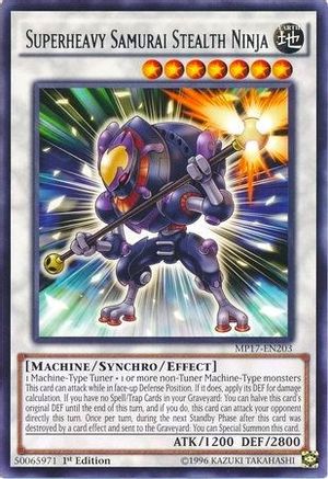 Superheavy Samurai Stealth Ninja [MP17-EN203] Rare