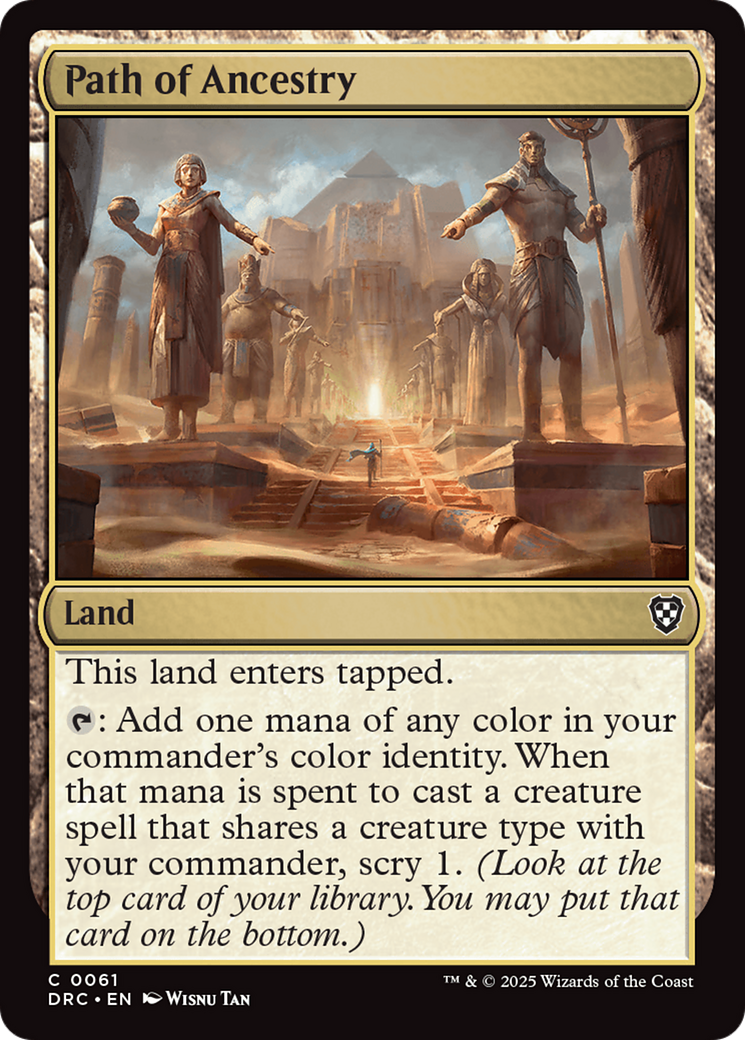 Path of Ancestry (-061) - Commander: Aetherdrift