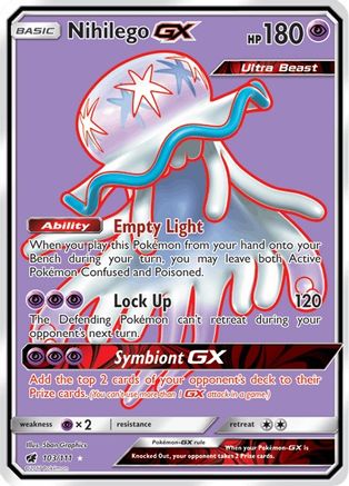 Nihilego GX (103/111) [Sun & Moon: Crimson Invasion]