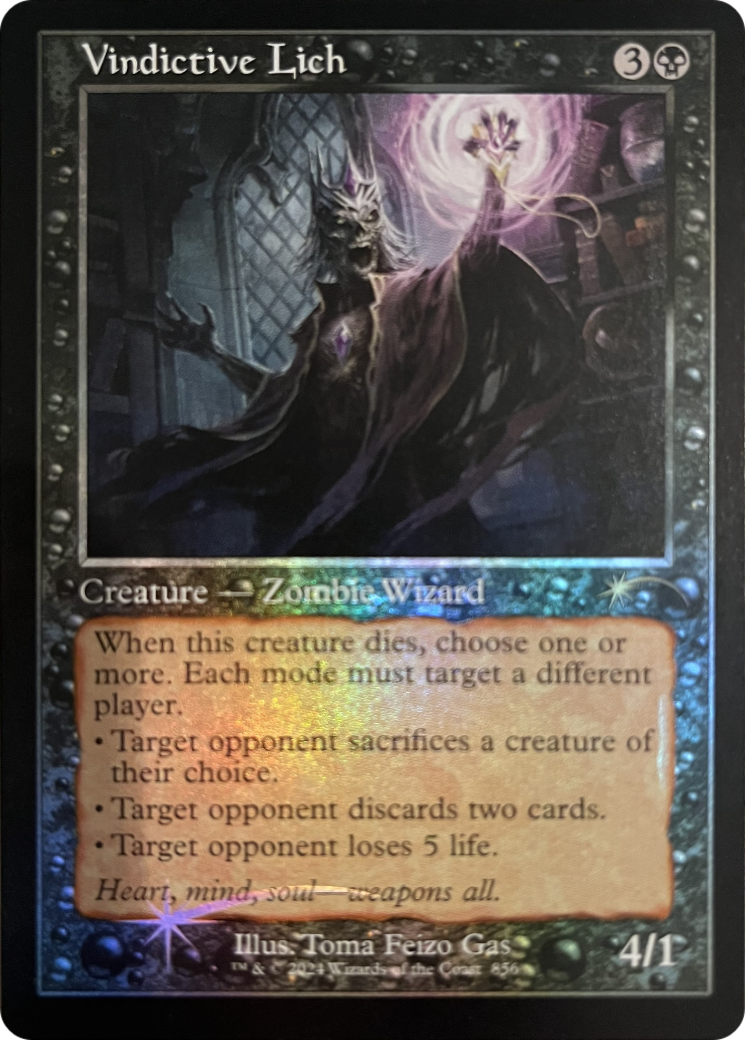 Vindictive Lich (Retro Frame) (SLD-856) - Secret Lair Drop Series Foil