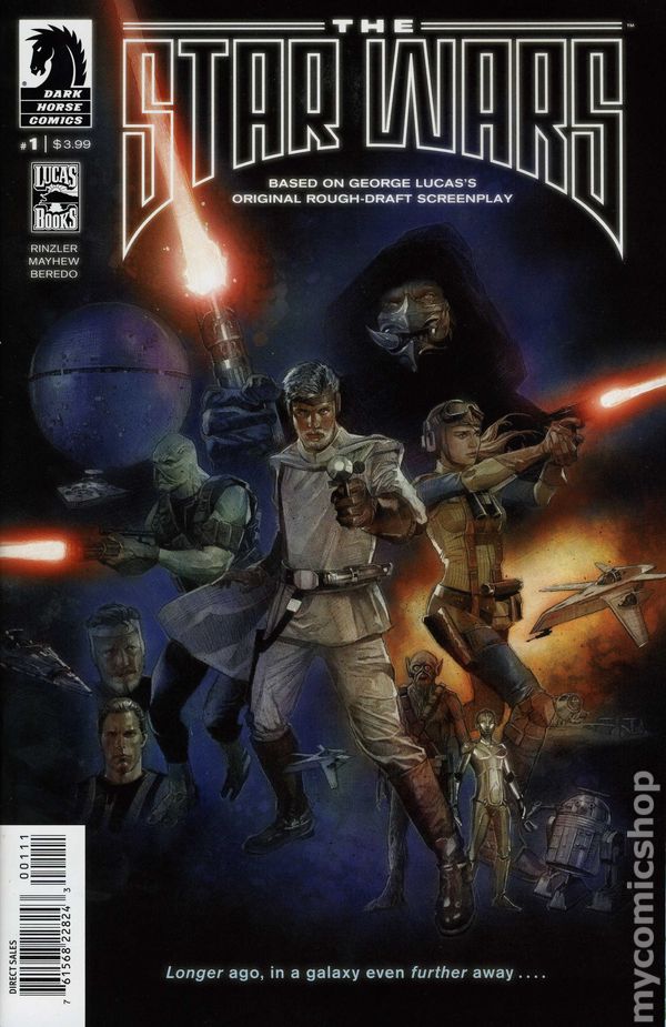 Df The Star Wars #1 Mayhew Signed Cover