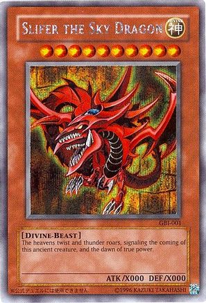 Slifer the Sky Dragon (Secret Rare) [GBI-001] Secret Rare