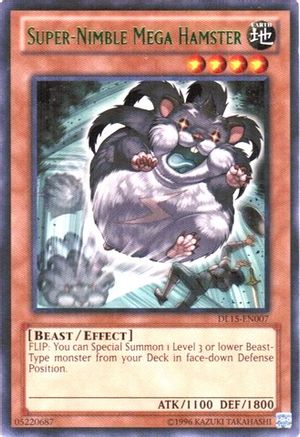 Super-Nimble Mega Hamster (Green) [DL15-EN007] Rare