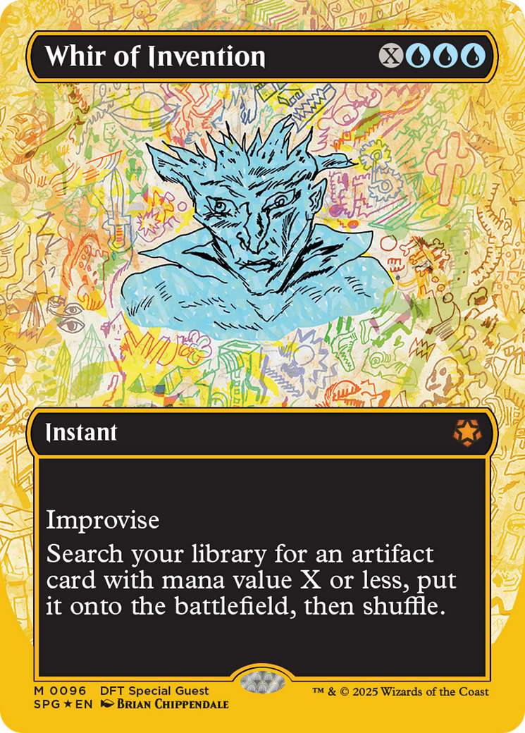 Whir of Invention (Borderless) (First-Place Foil) (-096) - Special Guests