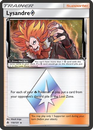 Lysandre (110/131) (Prism Star) [Sun & Moon: Forbidden Light]