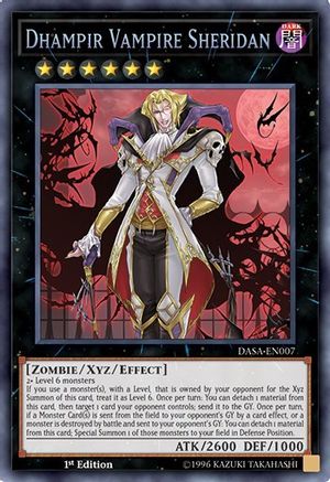 Dhampir Vampire Sheridan [DASA-EN007] Secret Rare