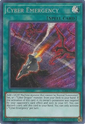 Cyber Emergency [BLRR-EN016] Secret Rare