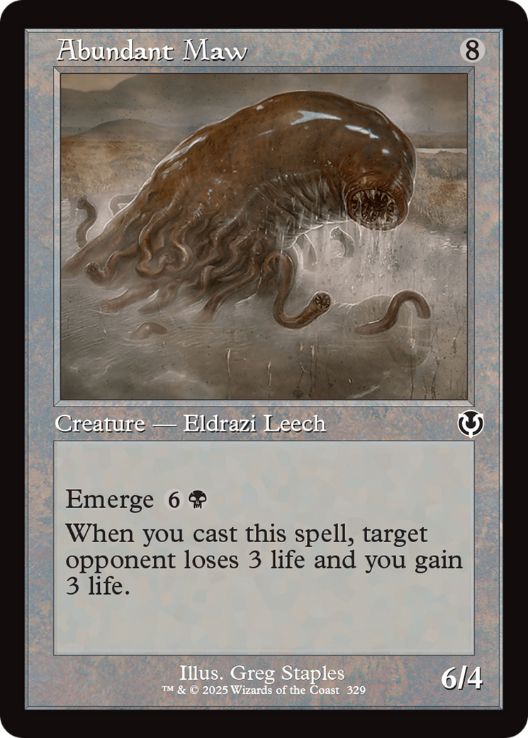 Abundant Maw (Retro Frame) (-329) - Innistrad Remastered