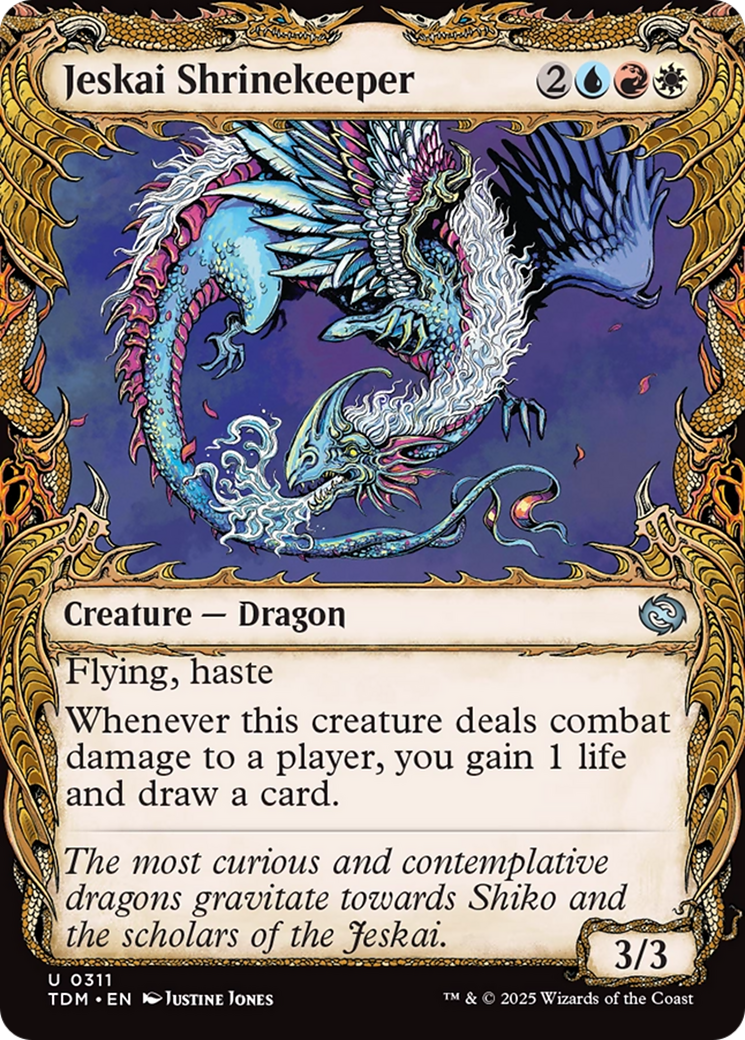 Jeskai Shrinekeeper (Showcase) (TDM-311) - Tarkir: Dragonstorm