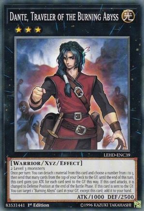 Dante, Traveler of the Burning Abyss [LEHD-ENC39] Common