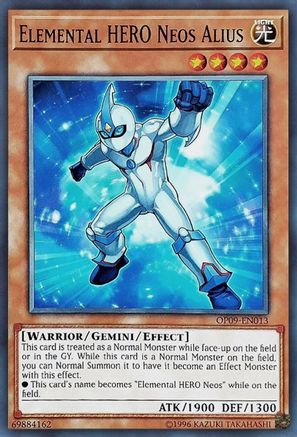 Elemental HERO Neos Alius [OP09-EN013] Common
