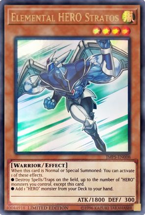 Elemental Hero Stratos [JMPS-EN008] Ultra Rare