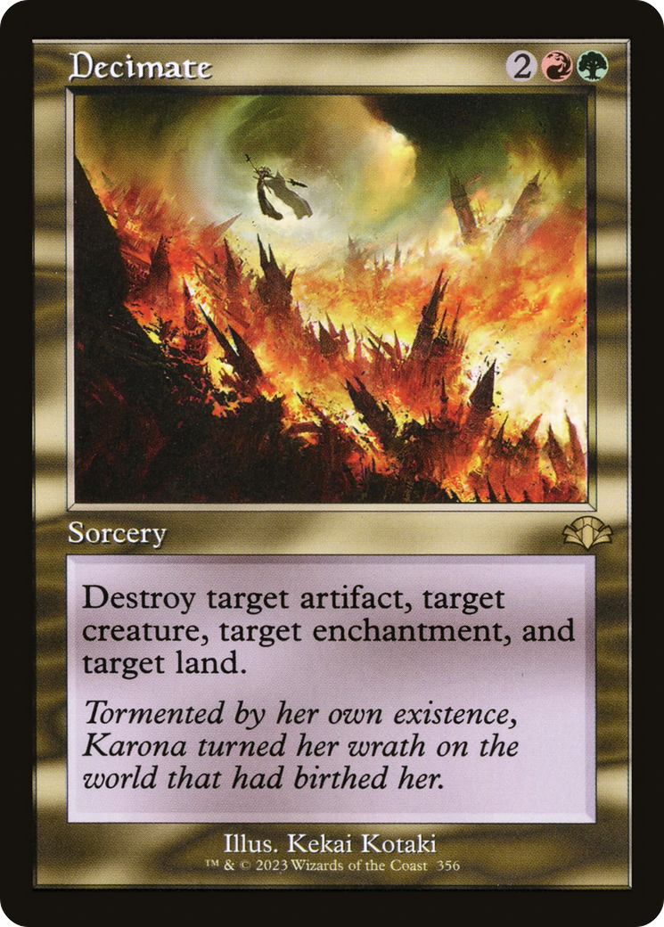 Decimate (DMR-356) - Dominaria Remastered Foil