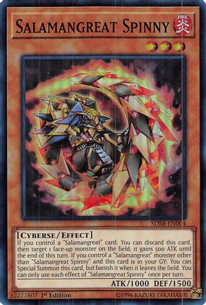 Salamangreat Spinny [SDSB-EN004] Super Rare