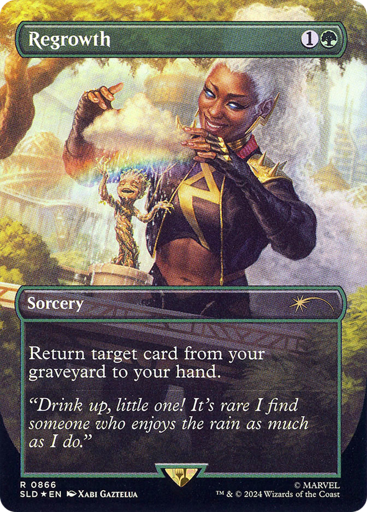 Regrowth (Rainbow Foil) (-866) - Secret Lair Drop Series Foil