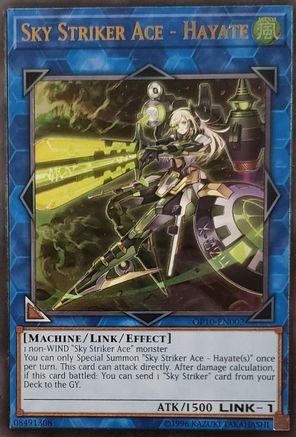 Sky Striker Ace - Hayate [OP10-EN002] Ultimate Rare