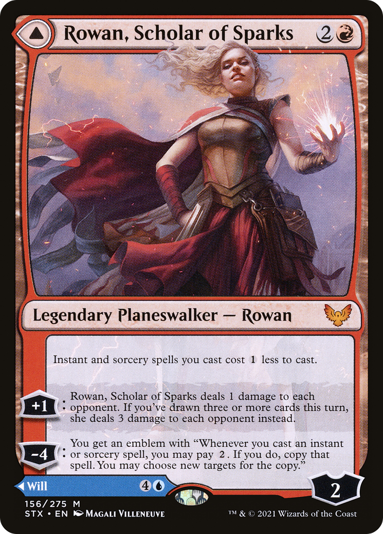 Rowan, Scholar of Sparks // Will, Scholar of Frost [Strixhaven: School of Mages]