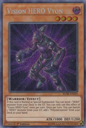 Vision Hero Vyon [BLHR-EN059] Secret Rare