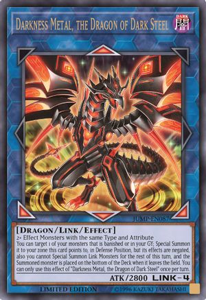 Darkness Metal, the Dragon of Dark Steel [JUMP-EN087] Ultra Rare