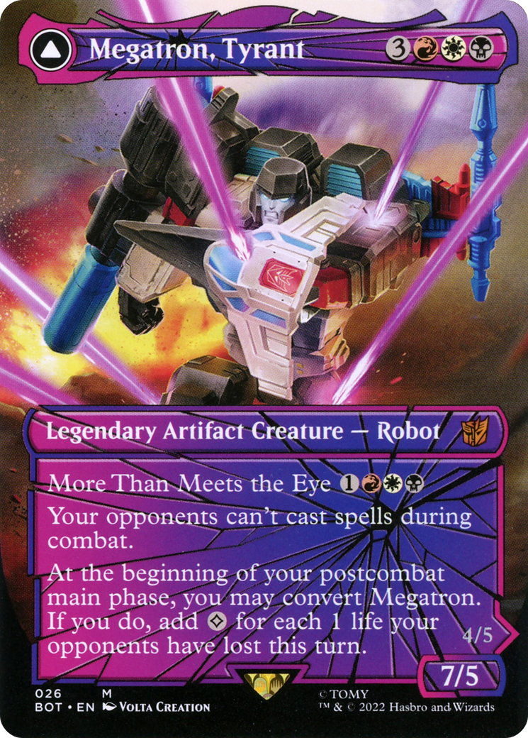 Megatron, Tyrant // Megatron, Destructive Force (Shattered Glass) [Universes Beyond: Transformers]