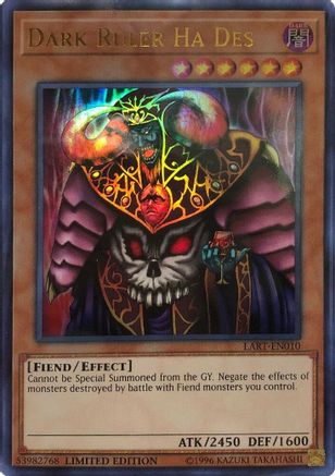 Dark Ruler Ha Des [LART-EN010] Ultra Rare