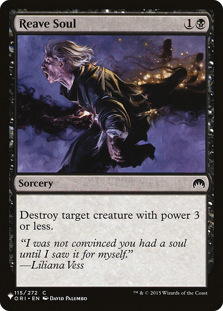Reave Soul (-115) - The List Reprints