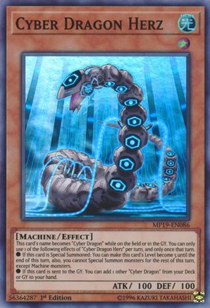 Cyber Dragon Herz [MP19-EN086] Super Rare