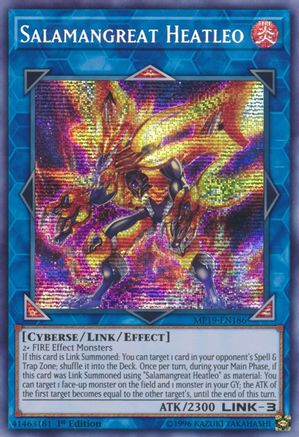 Salamangreat Heatleo [MP19-EN186] Prismatic Secret Rare