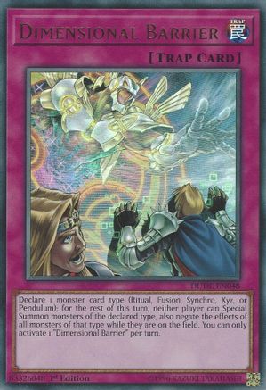Dimensional Barrier [DUDE-EN048] Ultra Rare