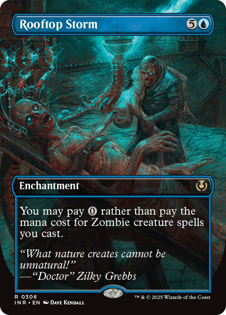 Rooftop Storm (Borderless) (INR-306) - Innistrad Remastered Foil