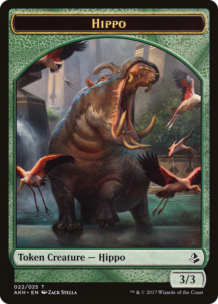 Hippo (AKH-022) - Amonkhet Tokens Foil