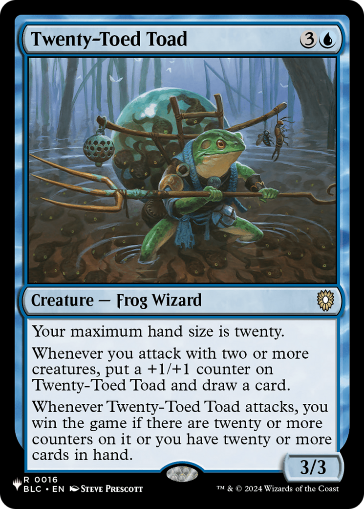 Twenty-Toed Toad (-016) - The List Reprints