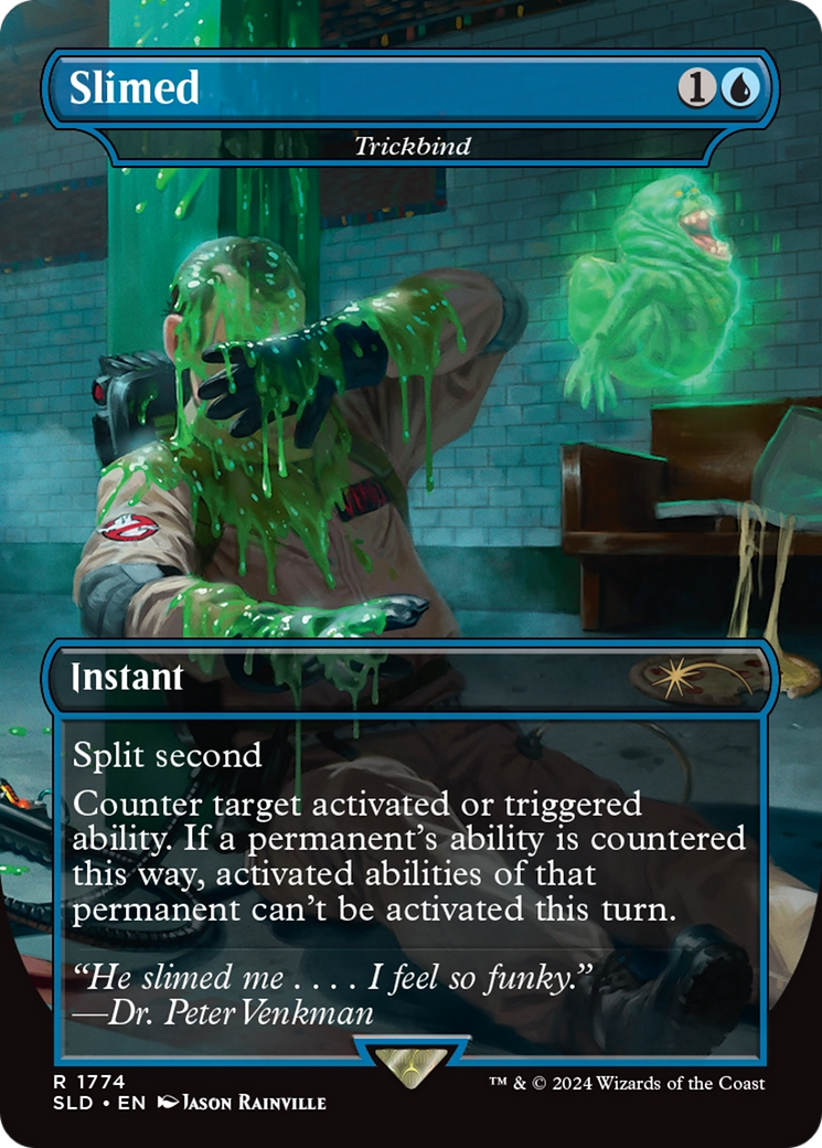 Trickbind (SLD-1774) - Secret Lair Drop / Slimed (Borderless)
