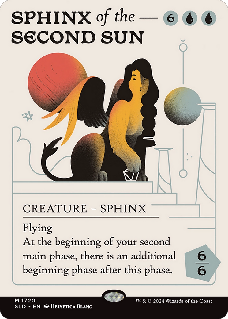 Sphinx of the Second Sun (SLD-1720) - Secret Lair Drop (Borderless)
