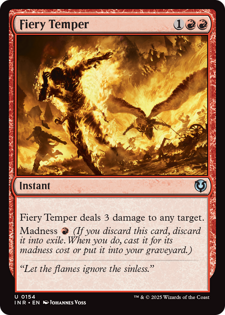 Fiery Temper (-154) - Innistrad Remastered Foil