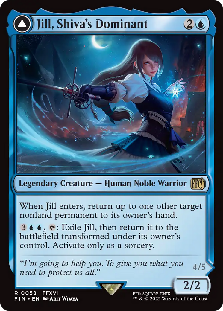 Jill, Shiva's Dominant (FIN-058) - FINAL FANTASY Foil